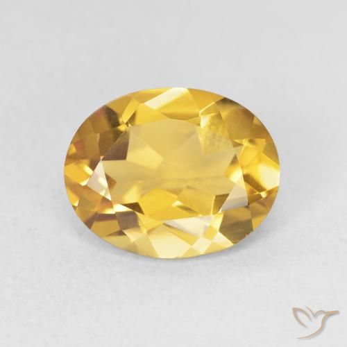 3.02ct Natural Golden Citrine, Oval, VVS