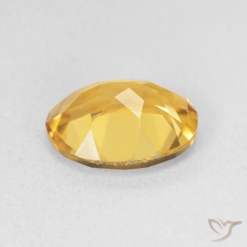 Citrine Gemstone in 11 x 9 mm (calibrated) Size for Sale, Citrine Stone in Golden Color