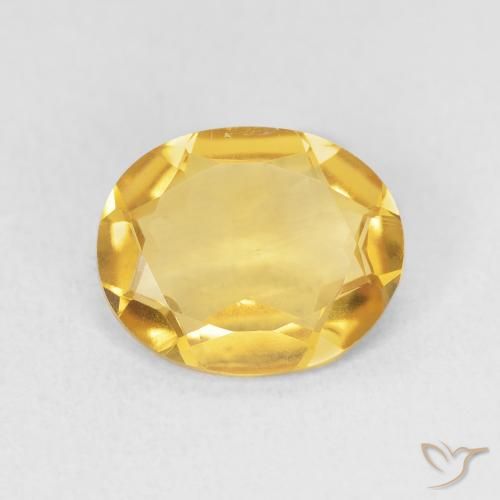 2.64ct Natural Bright Gold Citrine, Oval, VS