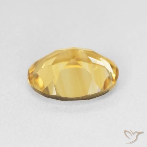 Citrine Gemstone in 11 x 9 mm (calibrated) Size for Sale, Citrine Stone in Medium Golden Color