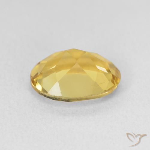 Citrine Gemstone in 11 x 9 mm (calibrated) Size for Sale, Citrine Stone in Deep Gold Color
