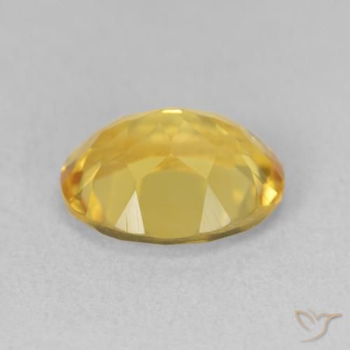 Citrine Gemstone in 11 x 9 mm (calibrated) Size for Sale, Citrine Stone in Golden Orange Color
