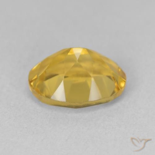 Citrine Gemstone in 11 x 9 mm (calibrated) Size for Sale, Citrine Stone in Deep Gold Color