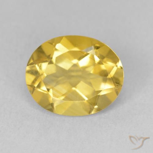 3.06ct Natural Golden Orange Citrine, Oval, VVS-VS