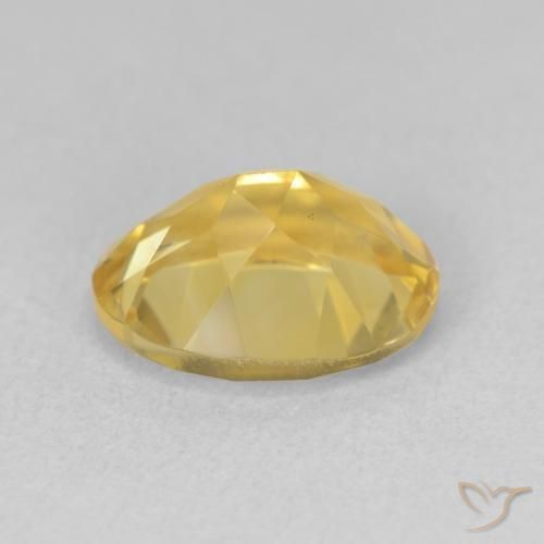 Citrine Gemstone in 11 x 9 mm (calibrated) Size for Sale, Citrine Stone in Deep Gold Color