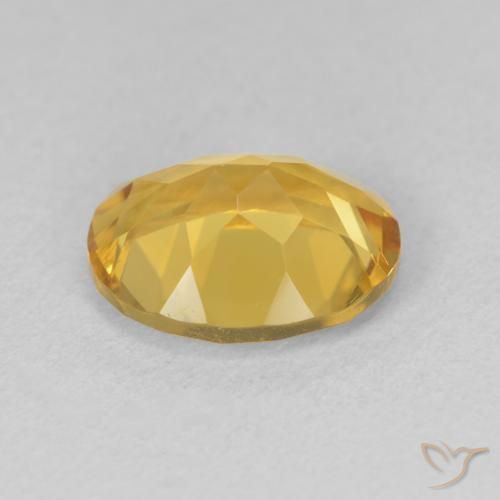 Citrine Gemstone in 11 x 9 mm (calibrated) Size for Sale, Citrine Stone in Golden Color