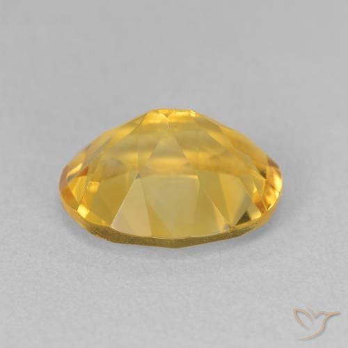 Citrine Gemstone in 11 x 9 mm (calibrated) Size for Sale, Citrine Stone in Golden Color