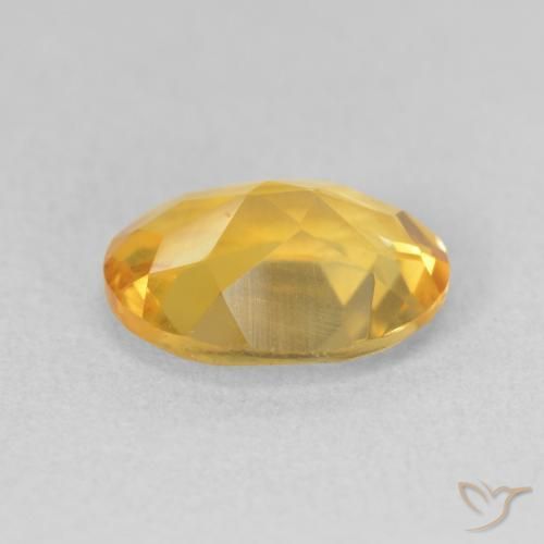 Citrine Gemstone in 11 x 9 mm (calibrated) Size for Sale, Citrine Stone in Deep Gold Color