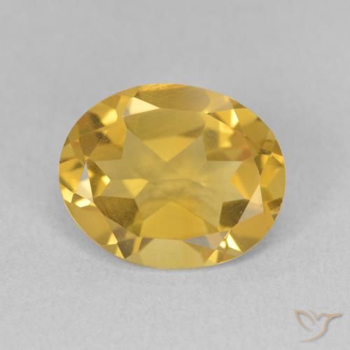 2.95ct Natural Golden Citrine, Oval, VS