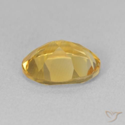 Citrine Gemstone in 11 x 9 mm (calibrated) Size for Sale, Citrine Stone in Golden Color