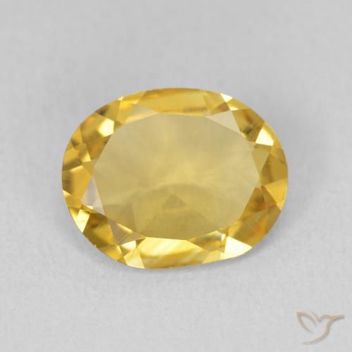 2.38ct Natural Golden Citrine, Oval, VS