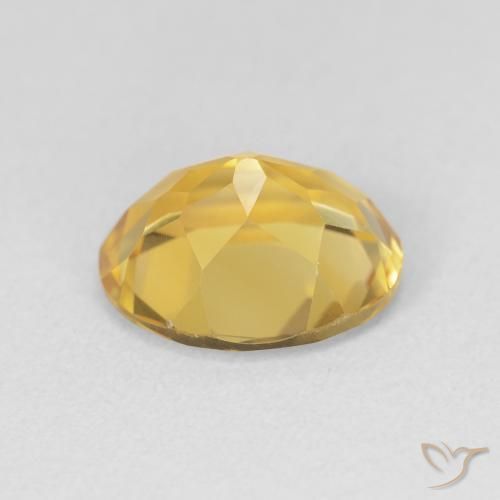 Citrine Gemstone in 11 x 9 mm (calibrated) Size for Sale, Citrine Stone in Golden Orange Color