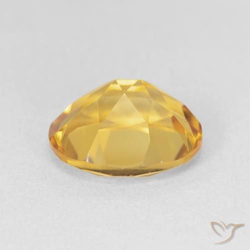 Citrine Gemstone in 11 x 9 mm (calibrated) Size for Sale, Citrine Stone in Golden Color