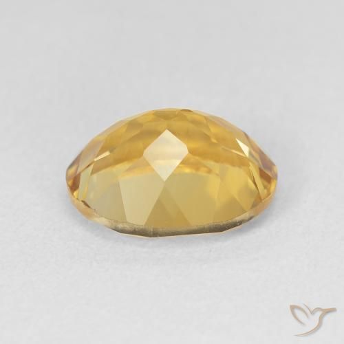 Citrine Gemstone in 11 x 9 mm (calibrated) Size for Sale, Citrine Stone in Deep Gold Color
