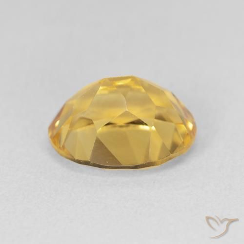 Citrine Gemstone in 11 x 9 mm (calibrated) Size for Sale, Citrine Stone in Golden Color