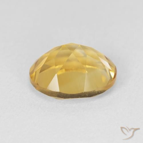 Citrine Gemstone in 11 x 9 mm (calibrated) Size for Sale, Citrine Stone in Golden Orange Color