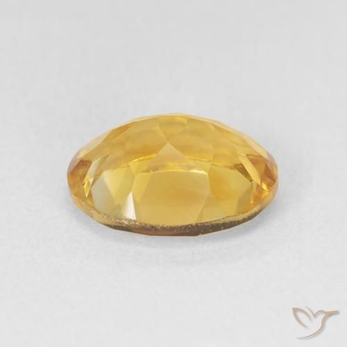 Citrine Gemstone in 11 x 9 mm (calibrated) Size for Sale, Citrine Stone in Golden Color