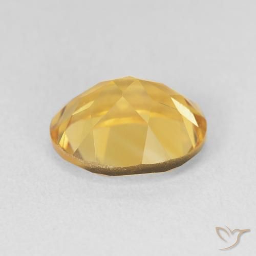 Citrine Gemstone in 11 x 9 mm (calibrated) Size for Sale, Citrine Stone in Deep Gold Color