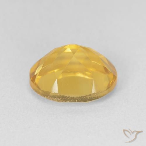 Citrine Gemstone in 11 x 9 mm (calibrated) Size for Sale, Citrine Stone in Golden Orange Color