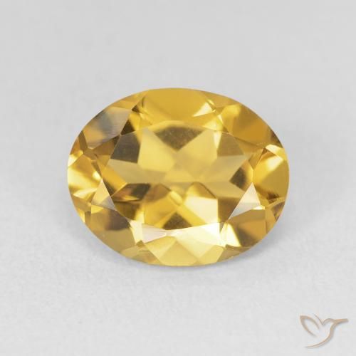 3.11ct Natural Golden Citrine, Oval, VVS-VS