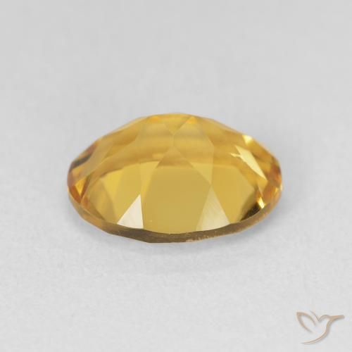 Citrine Gemstone in 11 x 9 mm (calibrated) Size for Sale, Citrine Stone in Golden Color