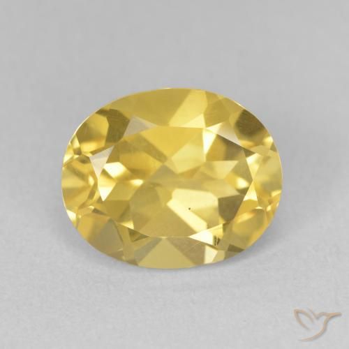 3.26ct Natural Golden Orange Citrine, Oval, VVS-VS