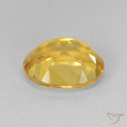 Citrine Gemstone in 11 x 9 mm (calibrated) Size for Sale, Citrine Stone in Golden Color