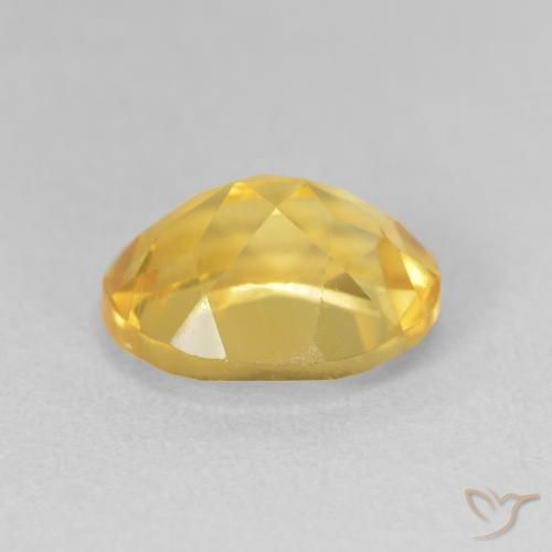 Citrine Gemstone in 11 x 9 mm (calibrated) Size for Sale, Citrine Stone in Medium Golden Color