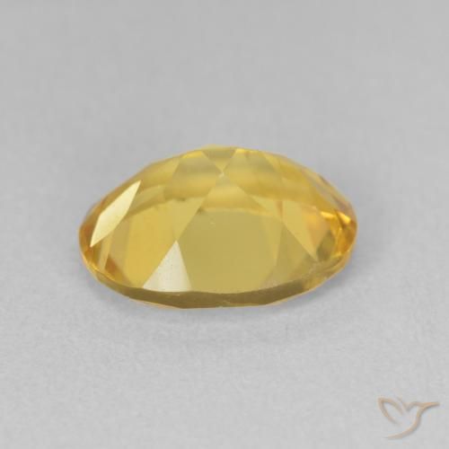 Citrine Gemstone in 10.8 x 8.4 mm Size for Sale, Citrine Stone in Golden Orange Color