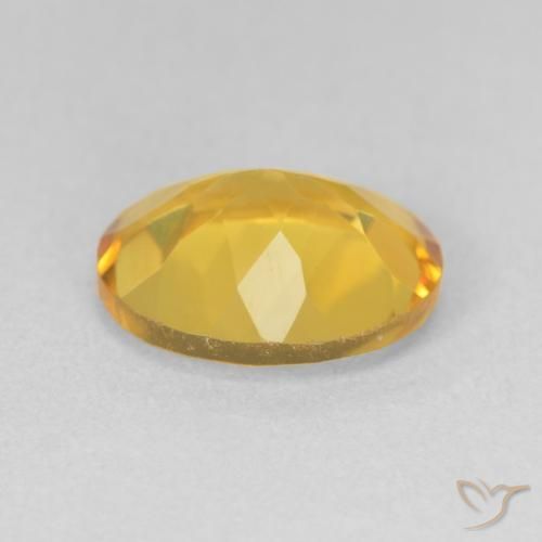 Citrine Gemstone in 11 x 9 mm (calibrated) Size for Sale, Citrine Stone in Bright Gold Color