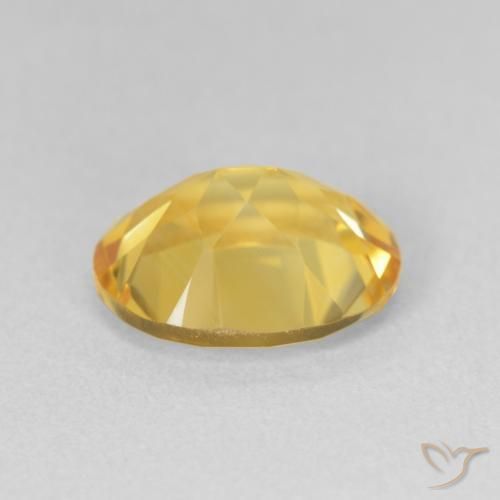 Citrine Gemstone in 11 x 9 mm (calibrated) Size for Sale, Citrine Stone in Golden Orange Color