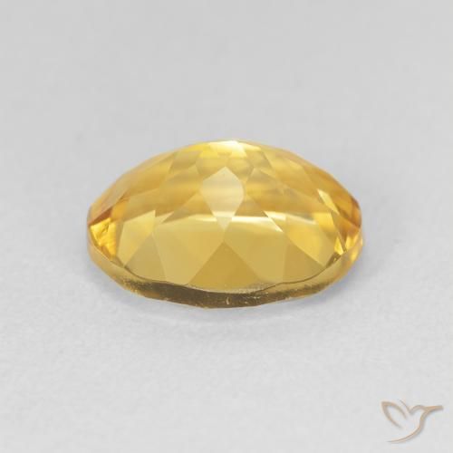 Citrine Gemstone in 11 x 9 mm (calibrated) Size for Sale, Citrine Stone in Deep Gold Color