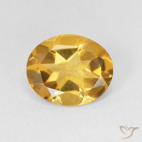 2.58ct Natural Golden Citrine, Oval, VVS