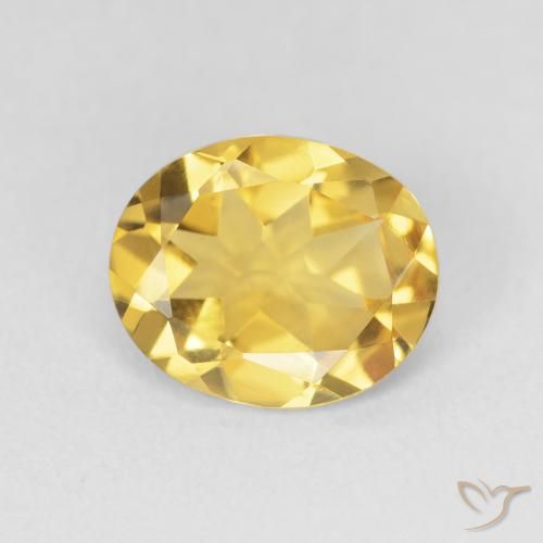 2.63ct Natural Golden Citrine, Oval, VVS