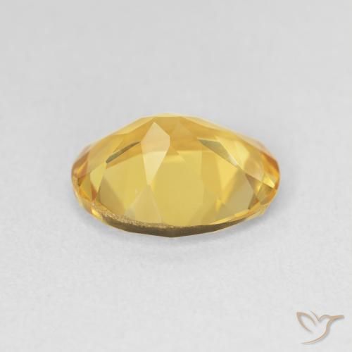 Citrine Gemstone in 11 x 9 mm (calibrated) Size for Sale, Citrine Stone in Golden Color