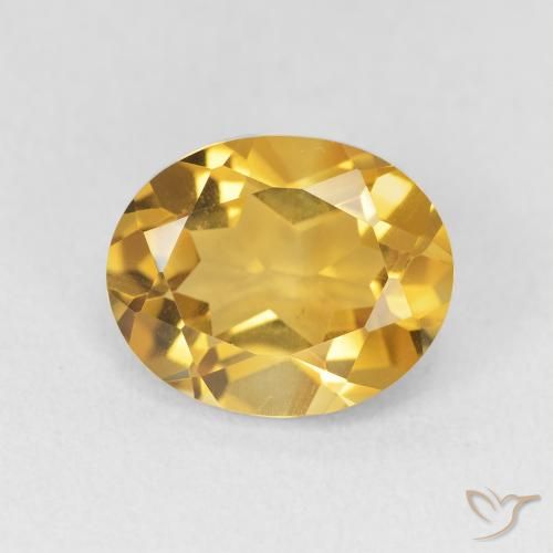 3.36ct Natural Golden Citrine, Oval, VVS