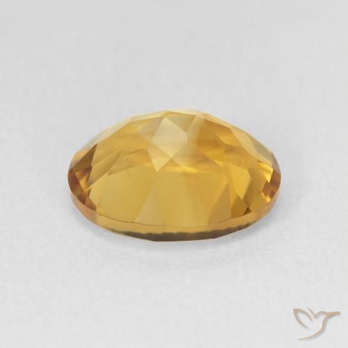 Citrine Gemstone in 11 x 9 mm (calibrated) Size for Sale, Citrine Stone in Golden Color