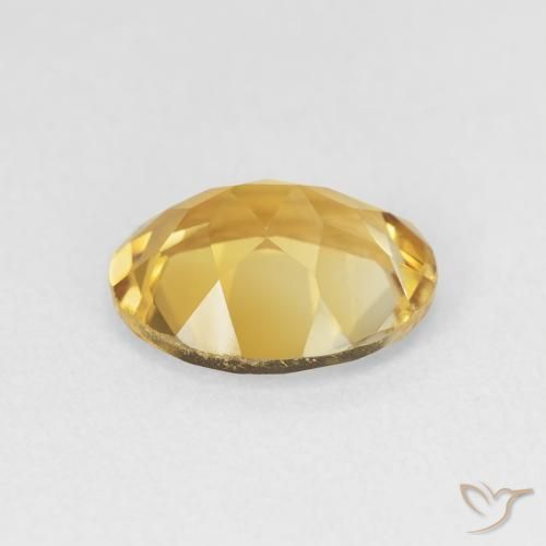 Citrine Gemstone in 11 x 9 mm (calibrated) Size for Sale, Citrine Stone in Golden Color