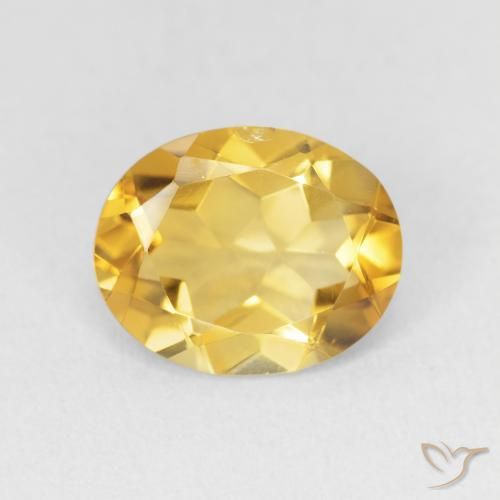 2.63ct Natural Golden Citrine, Oval, VVS