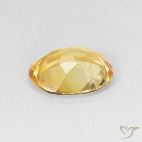 Citrine Gemstone in 11 x 9 mm (calibrated) Size for Sale, Citrine Stone in Golden Color