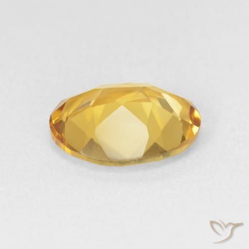 Citrine Gemstone in 11 x 9 mm (calibrated) Size for Sale, Citrine Stone in Golden Color