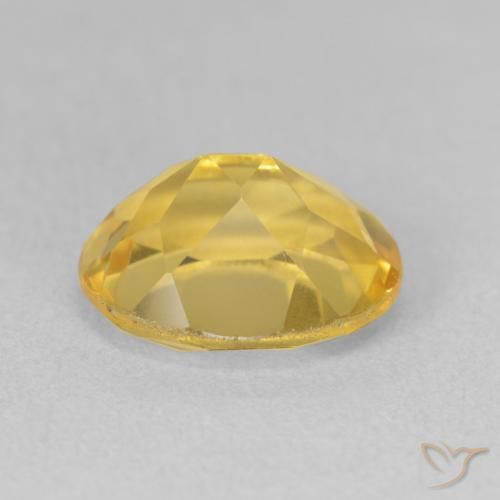 Citrine Gemstone in 11 x 9 mm (calibrated) Size for Sale, Citrine Stone in Golden Orange Color