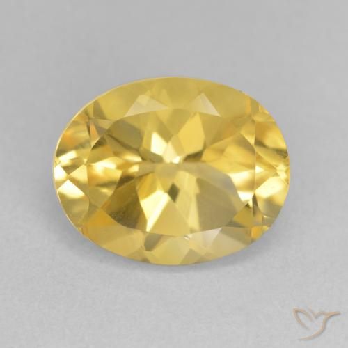 3.82ct Natural Golden Orange Citrine, Oval, VVS-VS