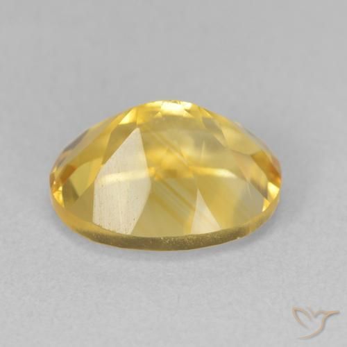 Citrine Gemstone in 11 x 9 mm (calibrated) Size for Sale, Citrine Stone in Golden Orange Color