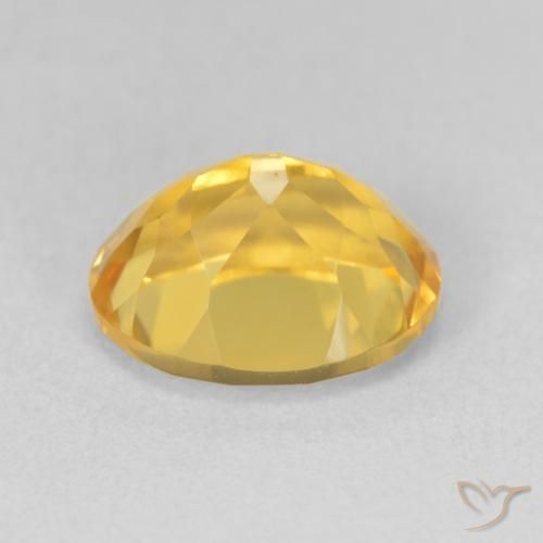 Citrine Gemstone in 11 x 9 mm (calibrated) Size for Sale, Citrine Stone in Golden Color