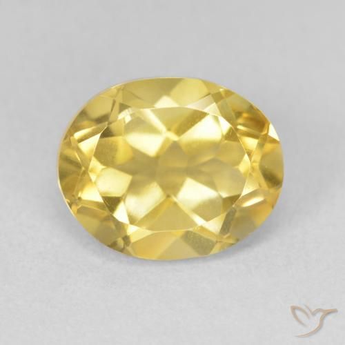 3.40ct Natural Golden Orange Citrine, Oval, VVS-VS