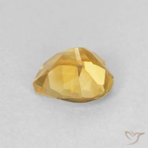 Citrine Gemstone in 6 x 6 mm (calibrated) Size for Sale, Citrine Stone in Deep Gold Color
