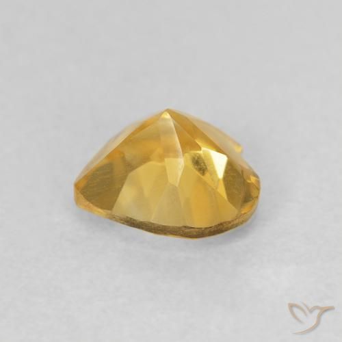 Citrine Gemstone in 6 x 6 mm (calibrated) Size for Sale, Citrine Stone in Gold Color