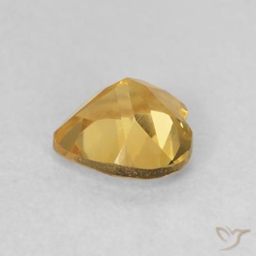 Citrine Gemstone in 6 x 6 mm (calibrated) Size for Sale, Citrine Stone in Golden Color