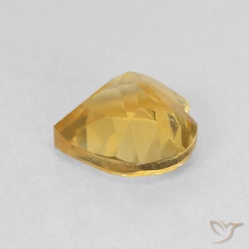Citrine Gemstone in 6.3 x 6.3 mm Size for Sale, Citrine Stone in Golden Color